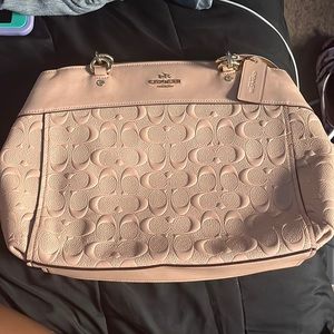 Beige Coach Purse